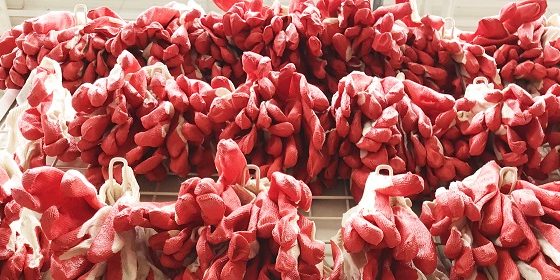 膜结构用涂层织物防污试验